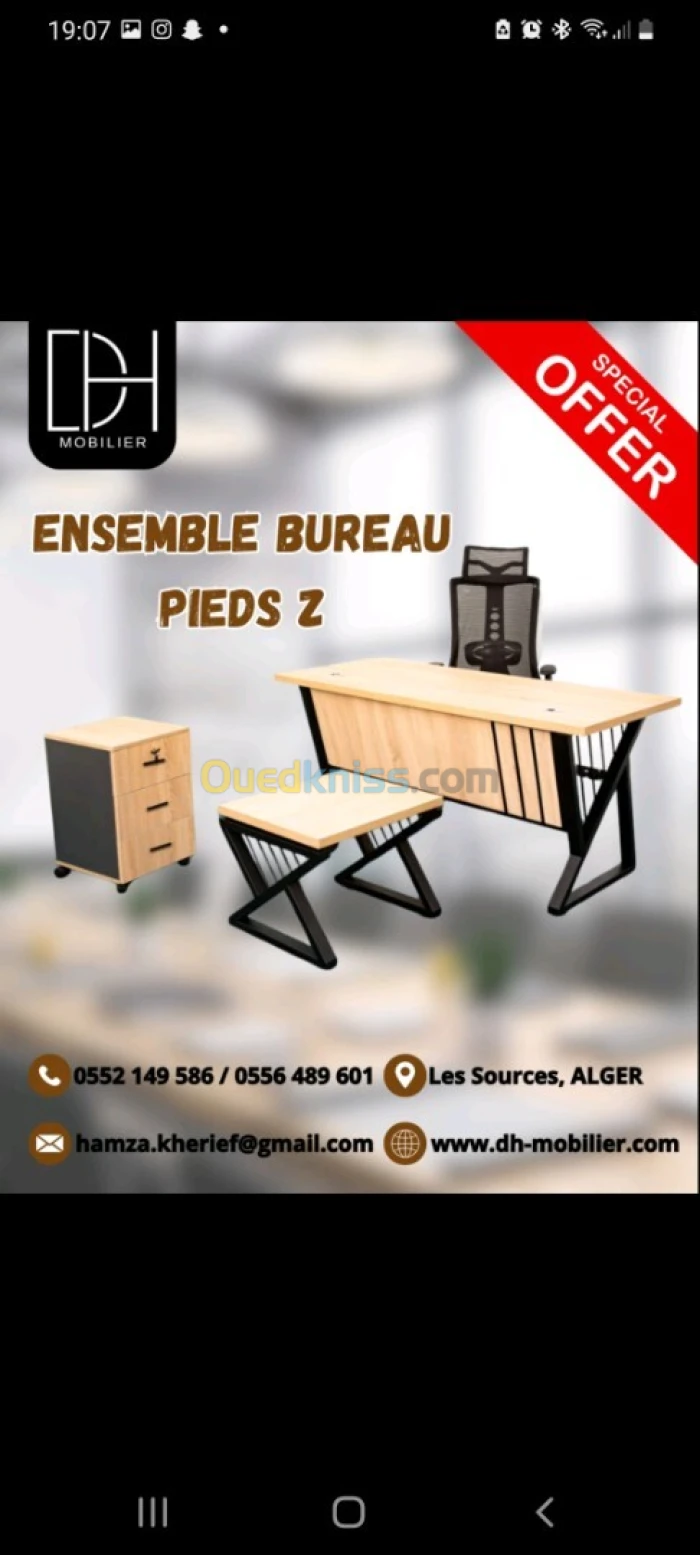 Ensemble De Dureau pied Z