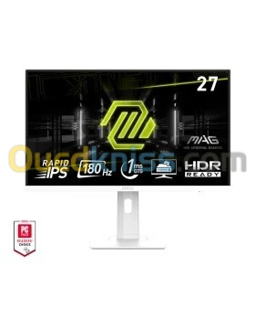 ECRAN MSI MAG 274PFW - 27" FULL HD - FAST IPS - 180HZ -1MS - HDMI/DP - ADAPTIVE-SYNC - HDR- WHITE