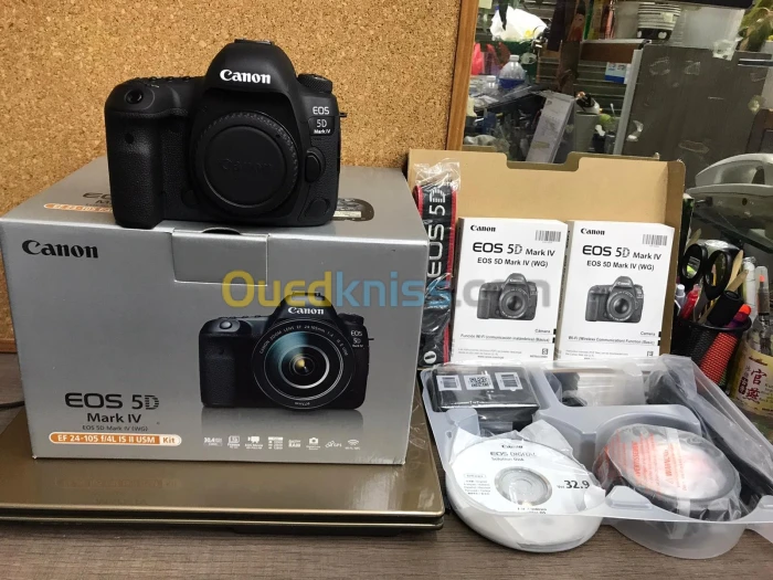CANON EOS 5D MARK IV 4 - Reflex + Objectif EF 24-105mm F4 IS USM L - Wi-Fi NFC -