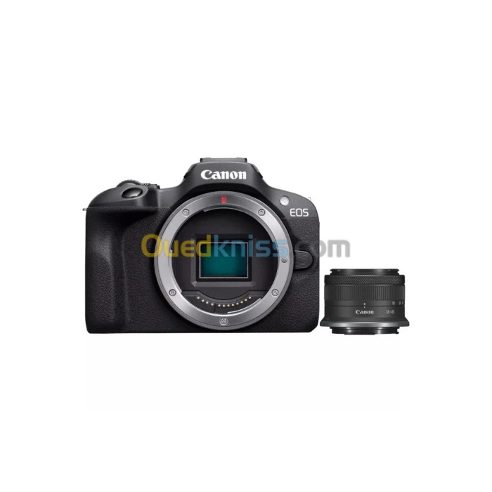 CANON EOS R100 Hybride Mirroless 24.1MP + 2 Objectif RF-S 18-45mm f 4.5-6.3 \ RF-S 55-210m F5-7.1