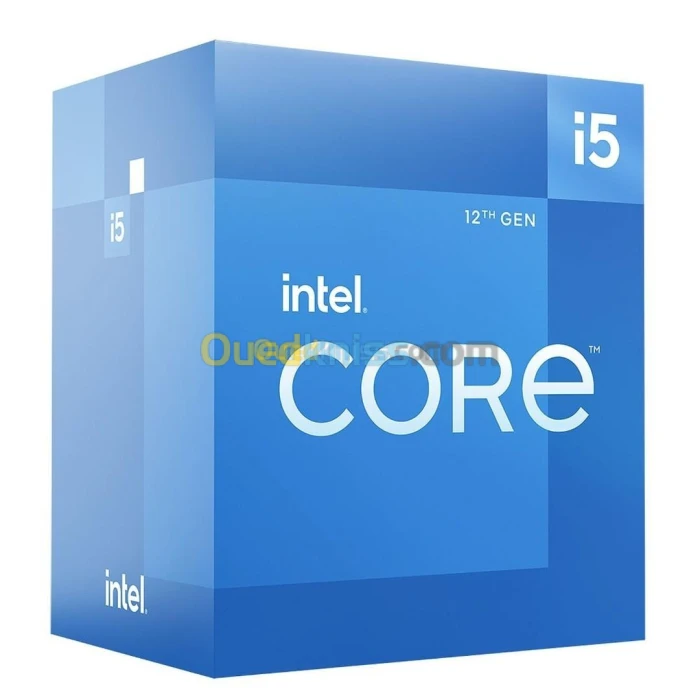 Processeur Intel I5-12400 4.4GHz 6-Core 12-Threads Socket 1700 Cache L3 18 Mo