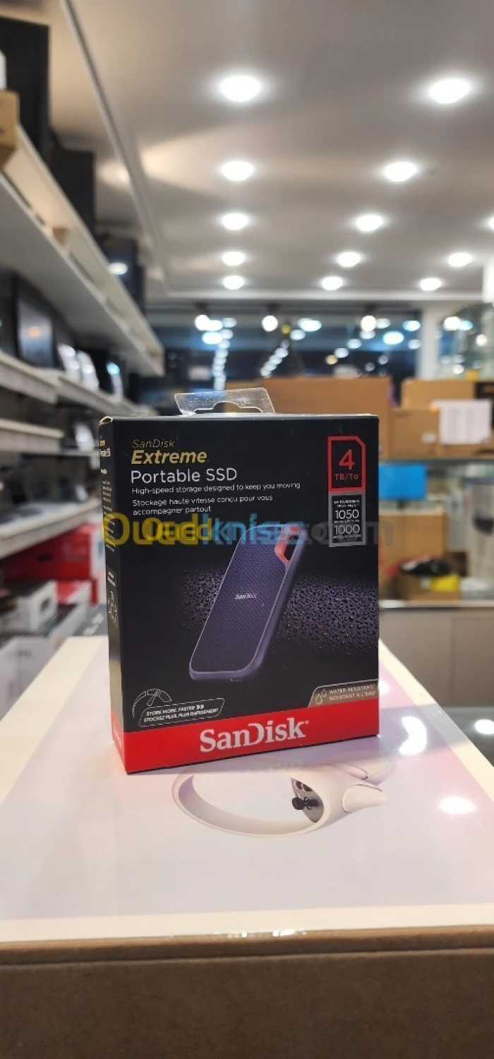 SanDisk 4 To SSD Externe Portable Type-C USB 3.2 Vitesse De Lecture Jusqu'à 1050 Mo/S