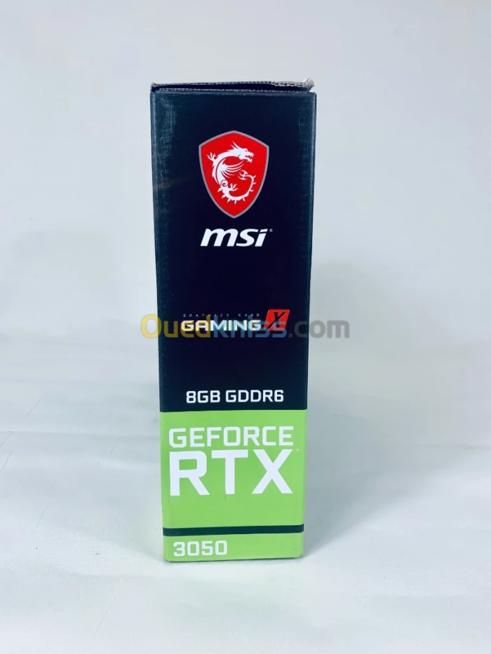 Carte Graphique MSI GeForce RTX 3050 GAMING X 8G 8Go GDDR6 - HDMI/Tri DisplayPort - PCI Express