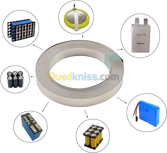 Bande Nickelée 18650, Connecteur de Nickel pour Machine à Souder par Points