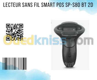 Lecteur sans fil smart pos sp-s80 bt 2D 