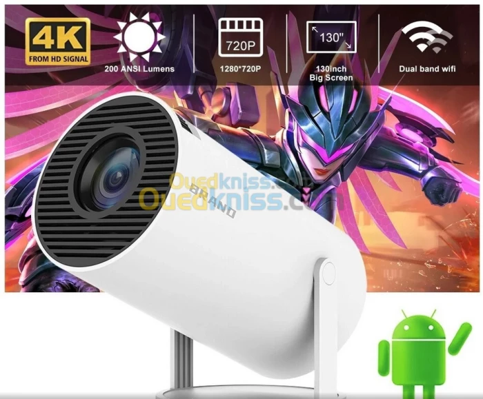 Mini projecteur Portable 4K Android Magcubic HY300
