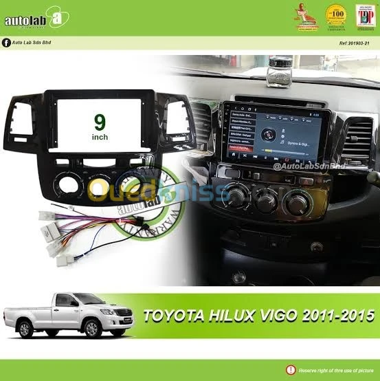 Minichaine android toyota hilux fortuner vigo