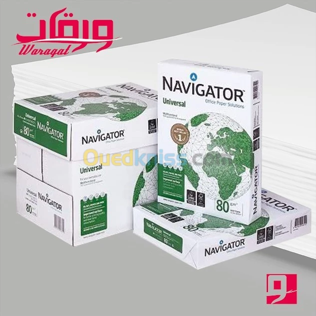 Navigator Universal A4 80 g/m2, rame de papier premium extra Blanc