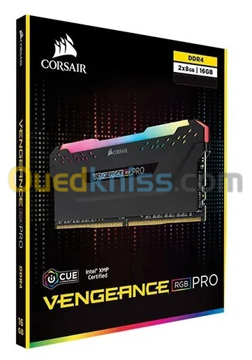 Corsair VENGEANCE RGB PRO 16 GO (2 x 8 GO) DDR4 DRAM 3600 MHz C18