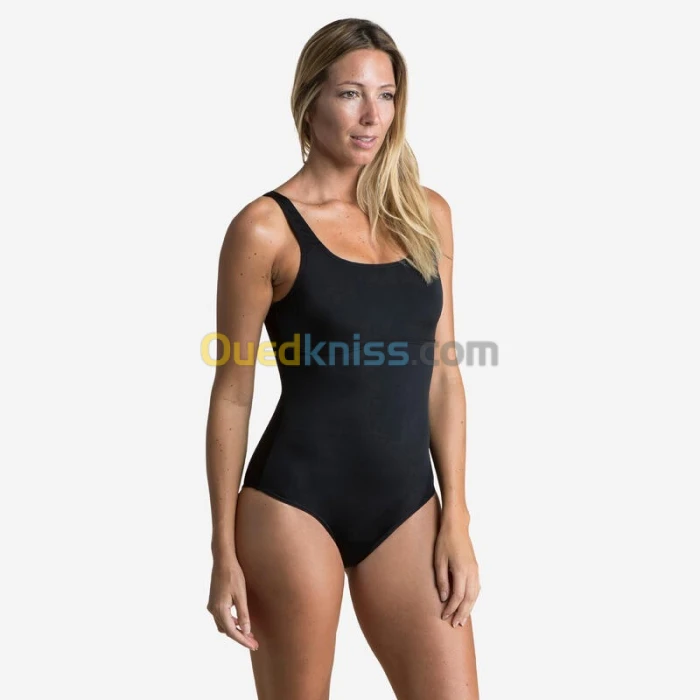 Maillot de Bain 1 Pièce Femme Heva U Noir decathlon