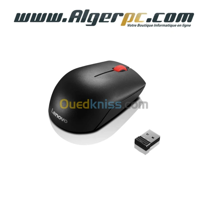 Souris Lenovo Essential compacte sans fil/3 boutons