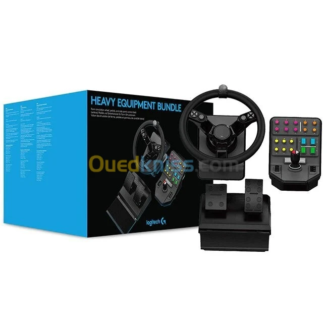Ensemble ( Pack / Kit ) Logitech G heavy equipment farm simulator controller
