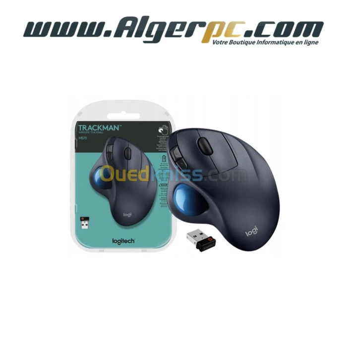 Souris Logitech Trackman M570 Trackball sans Fil/5 boutons 