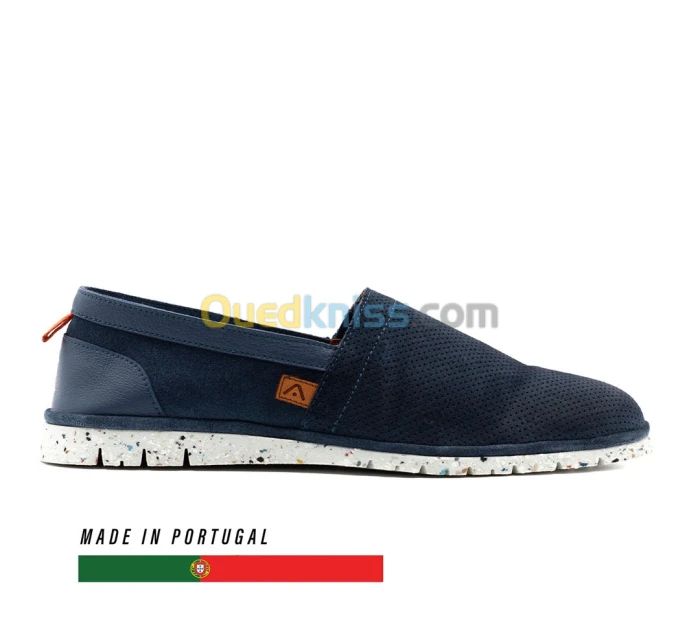 AMBITIOUS AMBER Perforated Suede Slip-On