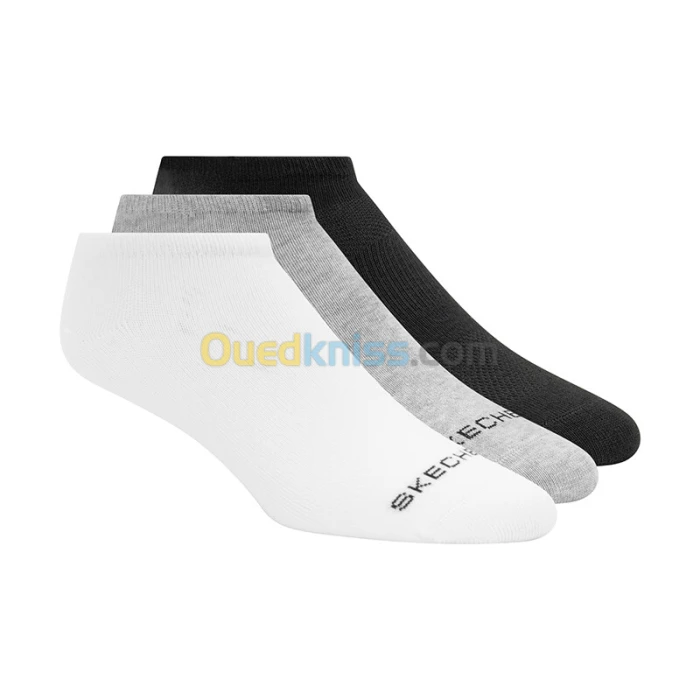 SKECHERS 3Pk Womens Non Terry No Show