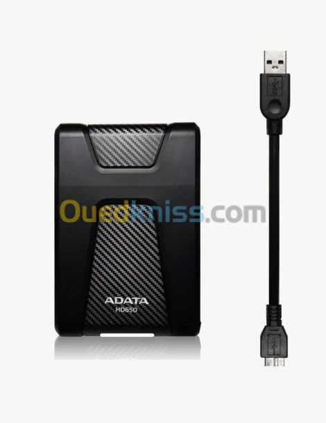 DISQUE HDD EXT ADATA HD650 3.0 ANTICHOC DURABLE 1TB/2TB/4TB