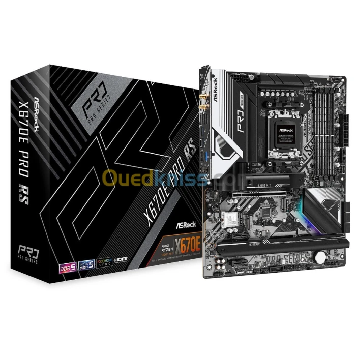 CARTE MERE ASROCK X670E PRO RS WIFI D5