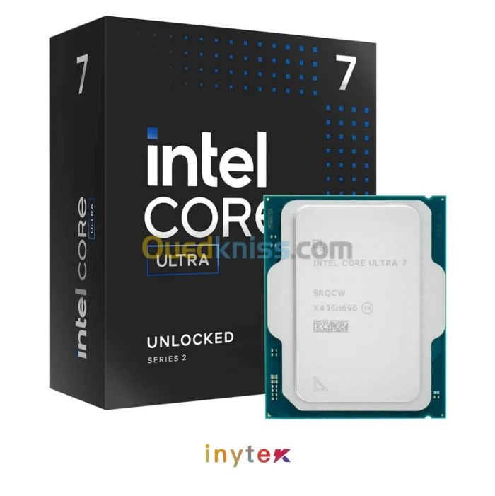 Processeur INTEL Intel LGA 1851 ULTRA 7 265KF 30 CORES 30 MB CACHE 5.5 GHz BOX