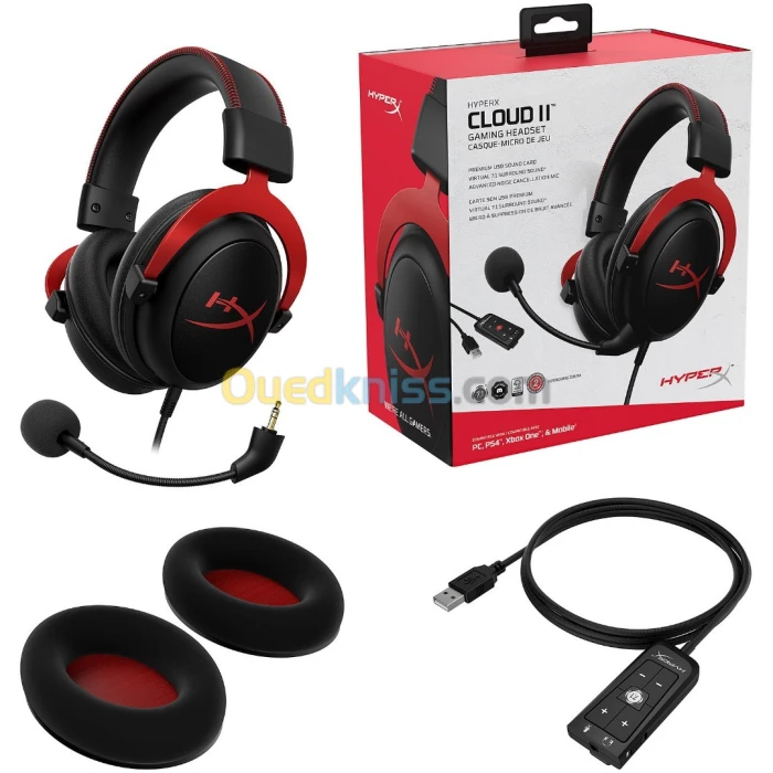 CASQUES HYPERX CLOUD II