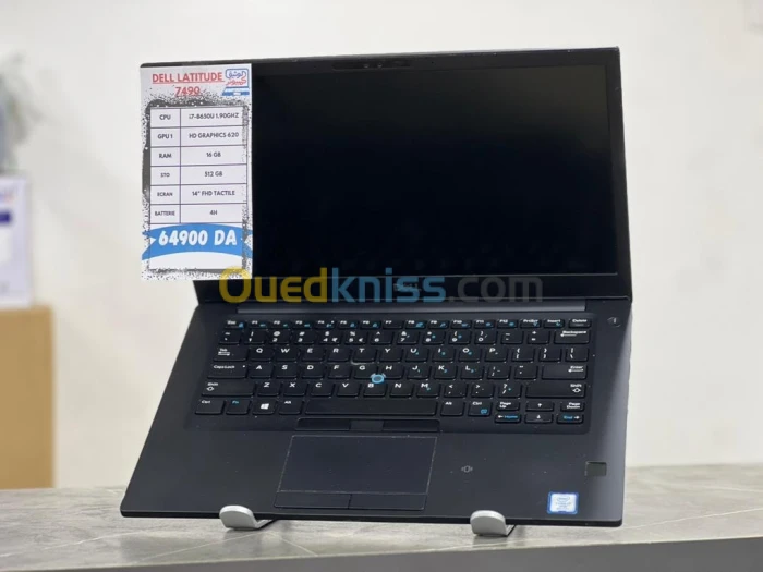 DELL Latitude 7490 TACTILE i7 8eme génération/16GB RAM/ 512 GB NVME