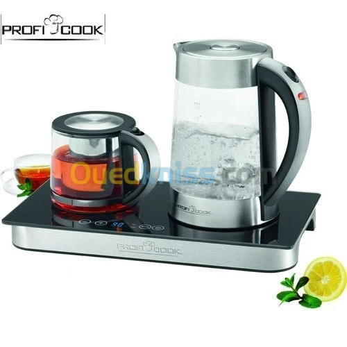 Proficook Machine À Café Et Thé 3 En 1 Avec Bouilloire 1.7 L Proficook Pc-Tks 1056-Argent