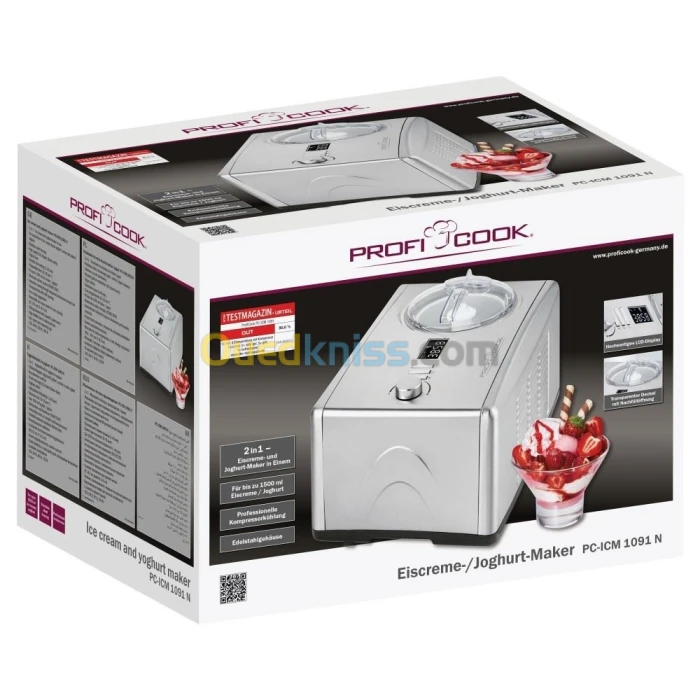 Proficook Sorbetière machine à créme glase PC-ICM 1091