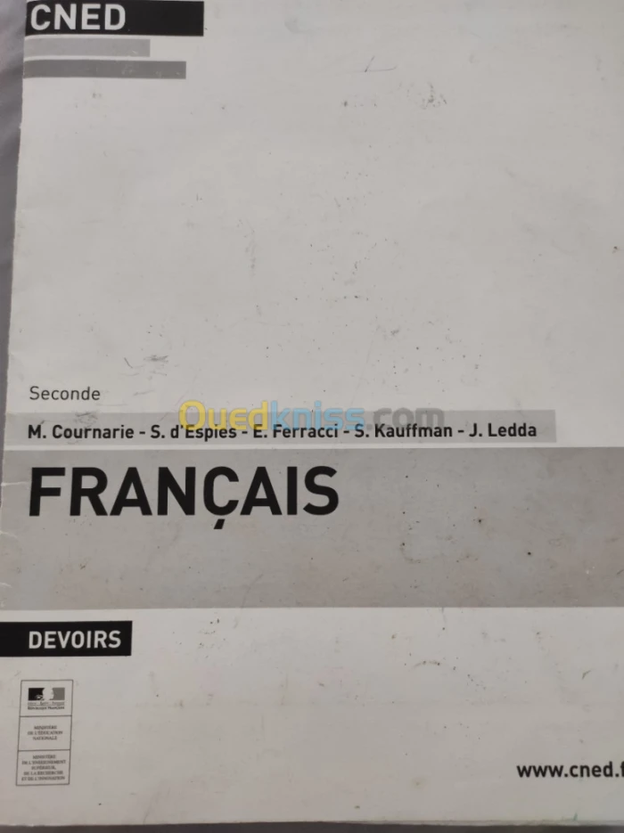 Livres CNED seconde