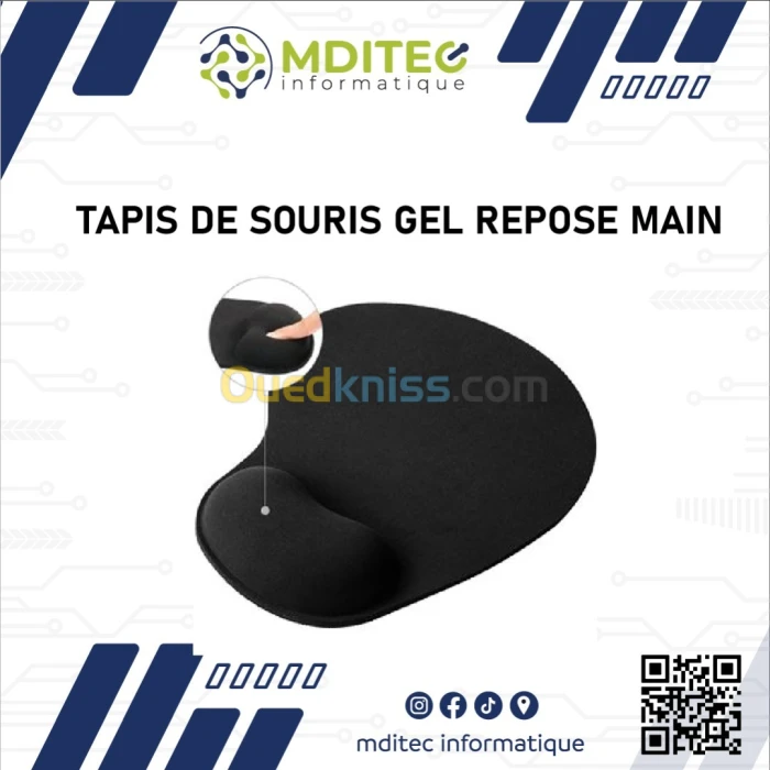 TAPIS DE SOURIS GEL ROPOS MAIN