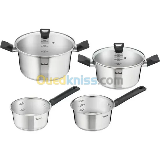 TEFAL SIMPLEO Set 6 pièces - Acier inoxydable - tous feux dont induction
