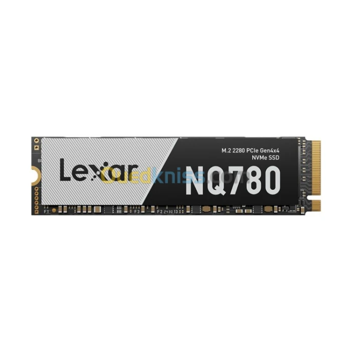 LEXAR NQ780 1TB - DISQUE DUR SSD M.2 NVMe - PCIe 4.0 Gen4 - 6500 MO/S - PC & CONSOLE - BLACK