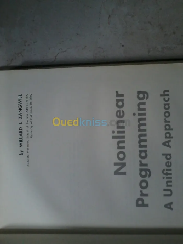 Livres sur la recherche opérationnelle