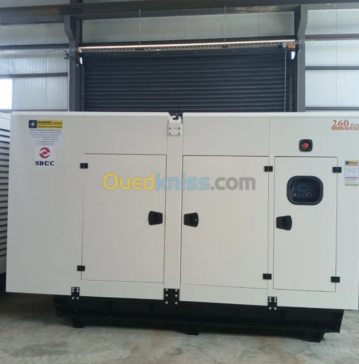 Groupe électrogène SDEC 260KVA