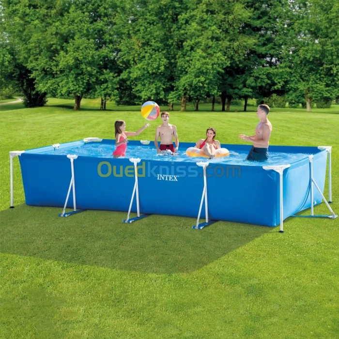 INTEX Piscine Rectangulaire Frame Pool Set 450x220x84 cm 28274NP