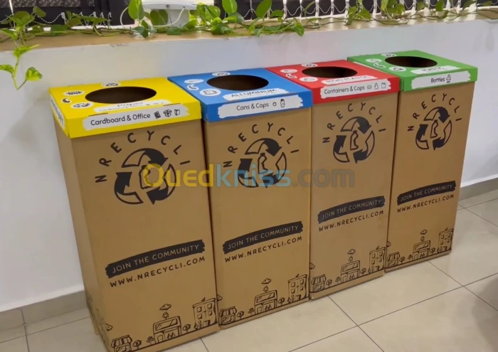 Poubelle de recyclage & tri-sélectif
