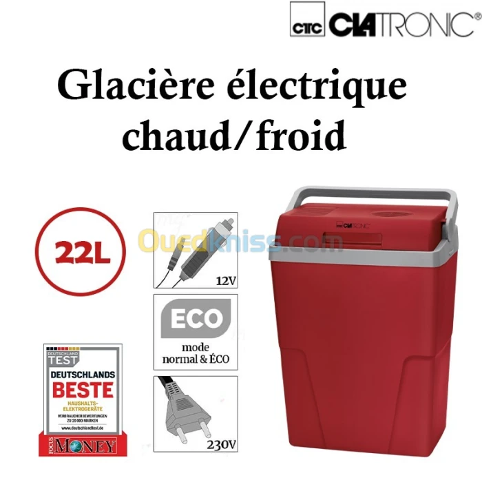 Glacière Électrique chaud/froid 22L | Clatronic