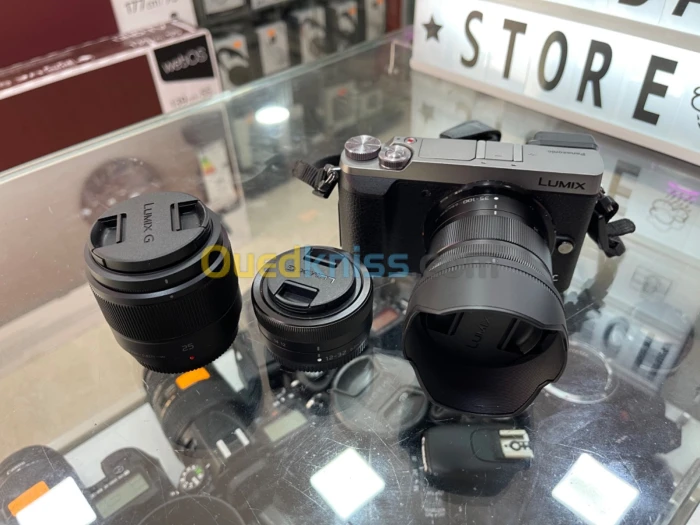 Lumix DMC-GX80 avec 3 objectif