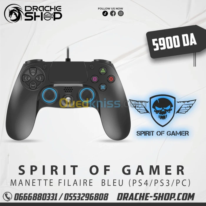 Manette Spirit of Gamer ps3/4 pc