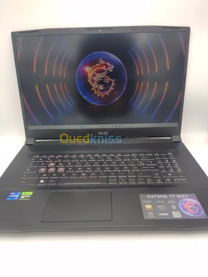 MSI KATANA 17 i7 12650H 32GB DDR5 1Tb SSD NVMe 17.3 FHD 144 Hz NVIDIA RTX 4060 8Go