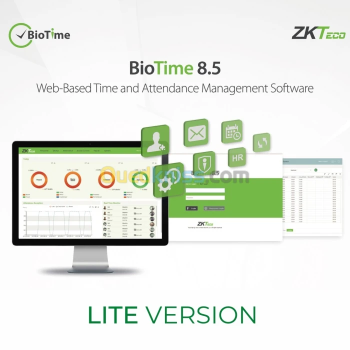 Logiciel Biotime 8.0 ZK TECO