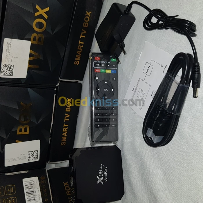 TV BOX WEIRAY 4Go de ram 32Go de memoir X96max Décodeur Importé de France