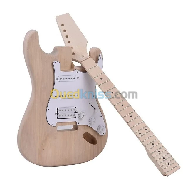 Muslady ST Style inachevé bricolage Kit de guitare électrique
