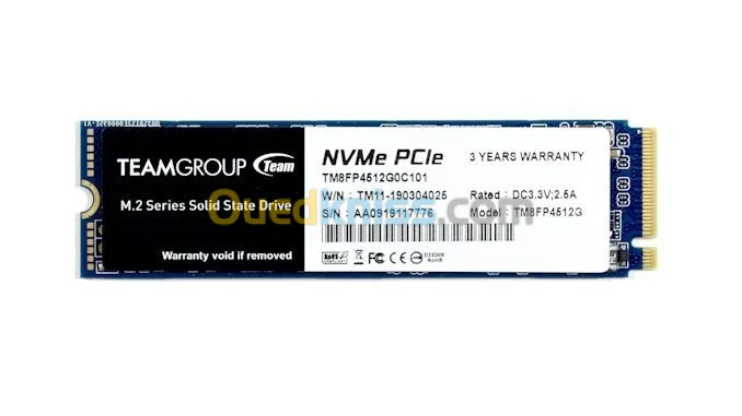 DISQUE SSD NVME TEAMGROUPE 256GB / 512GB / 1TO / 2 TO