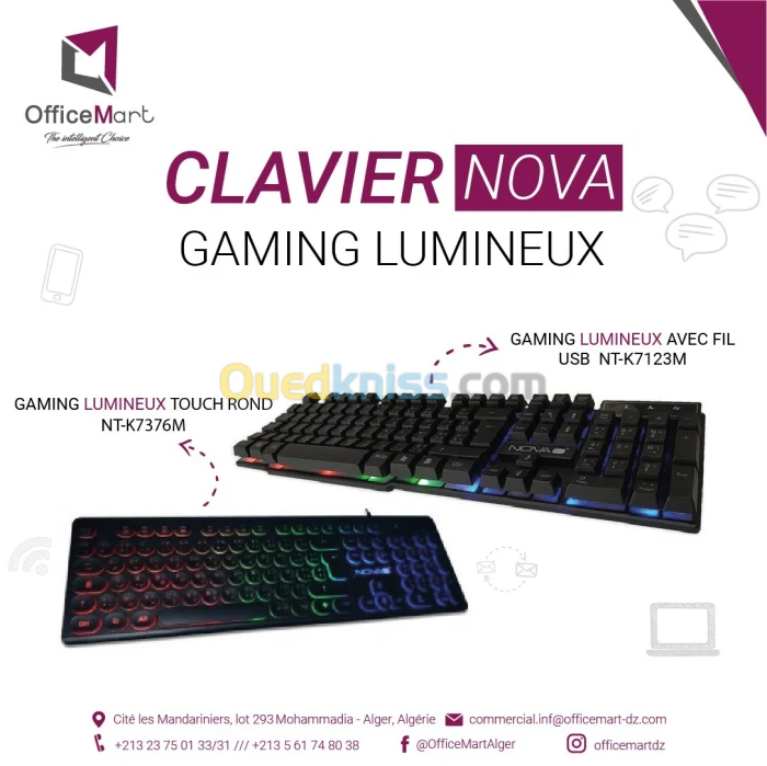 CLAVIER NT-K7123M