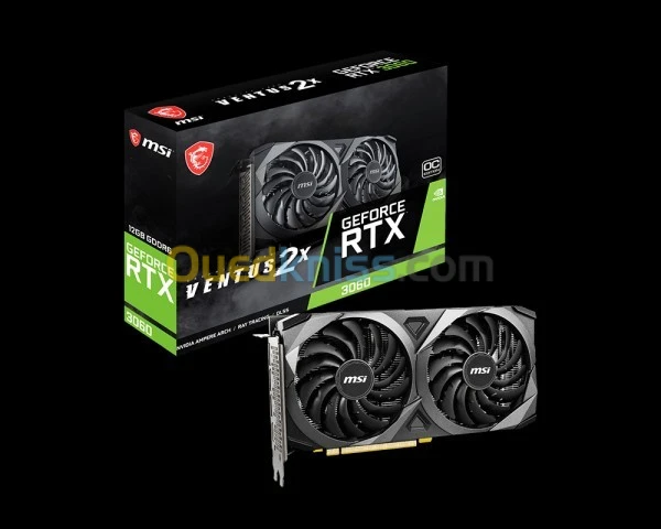 MSI RTX 3060 12GB DDR6 Ventus X2 OC