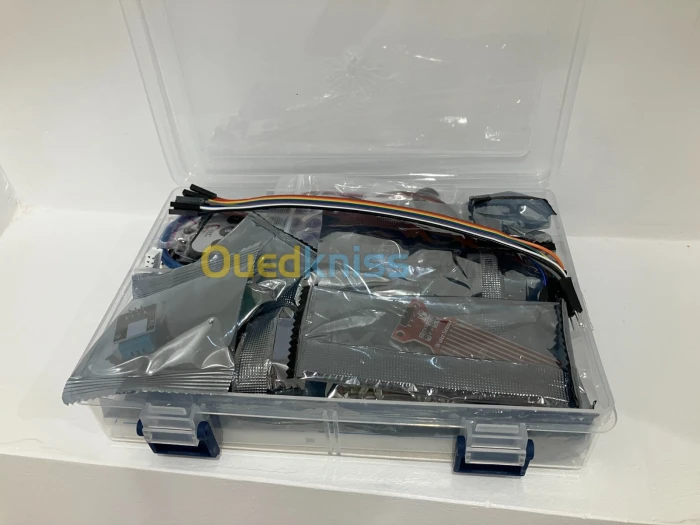 Kit de démarrage ARDOUINO UNO R3, suite d'apprentissage version améliorée avec boîte
