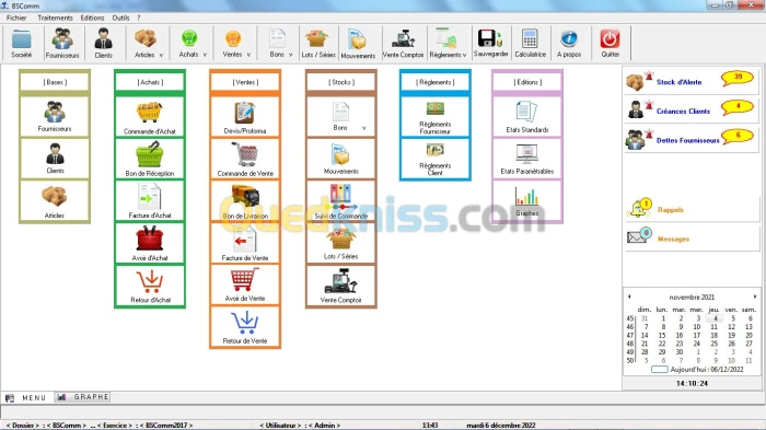 BSComm, Logiciel de gestion commerciale , Transformation d'Emballage en Carton Ondulé