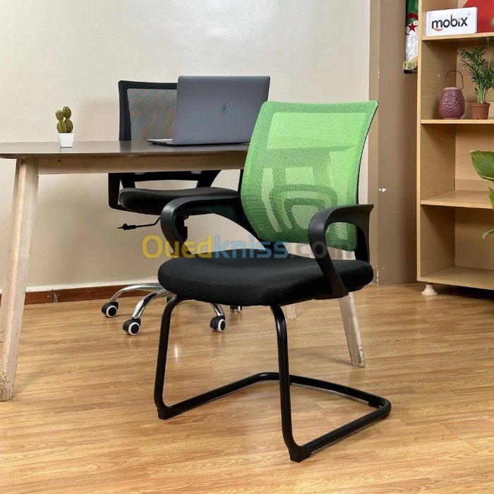 Chaise VISITEUR Filet Couleur VERT, Ergonomique