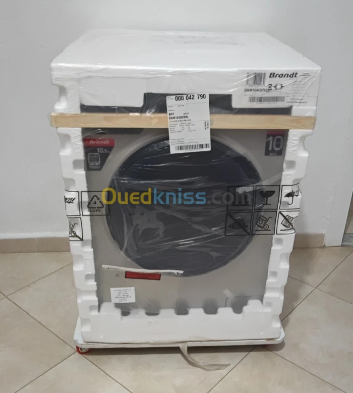 Machine À Laver Brandt BAM104QVSBL 10.5 Kg