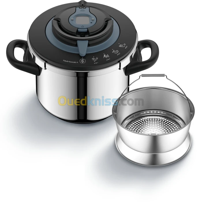 Cocotte-minute SEB NUTRICOOK+ 8 L inox induction