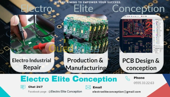 Electro Elite Conception créations des circuit imprimé ou PCB 